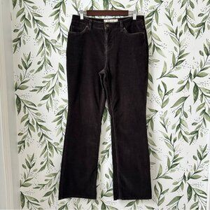 Sonoma Corduroy Bootcut Pants. Brown. Size 6.